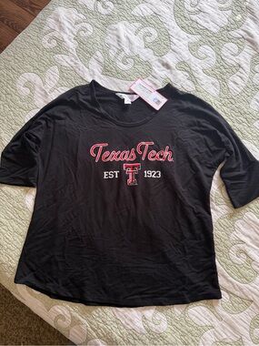 Texas Tech Black Logo Tee